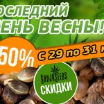 Завершаем весну пополнением запасов семян с GanjaSeeds