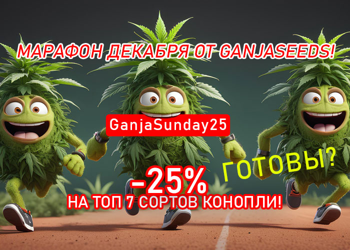 Марафон декабря от GanjaSeeds! Готовы?