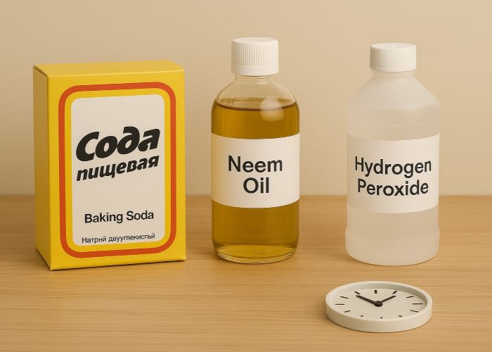 Обработайте растения